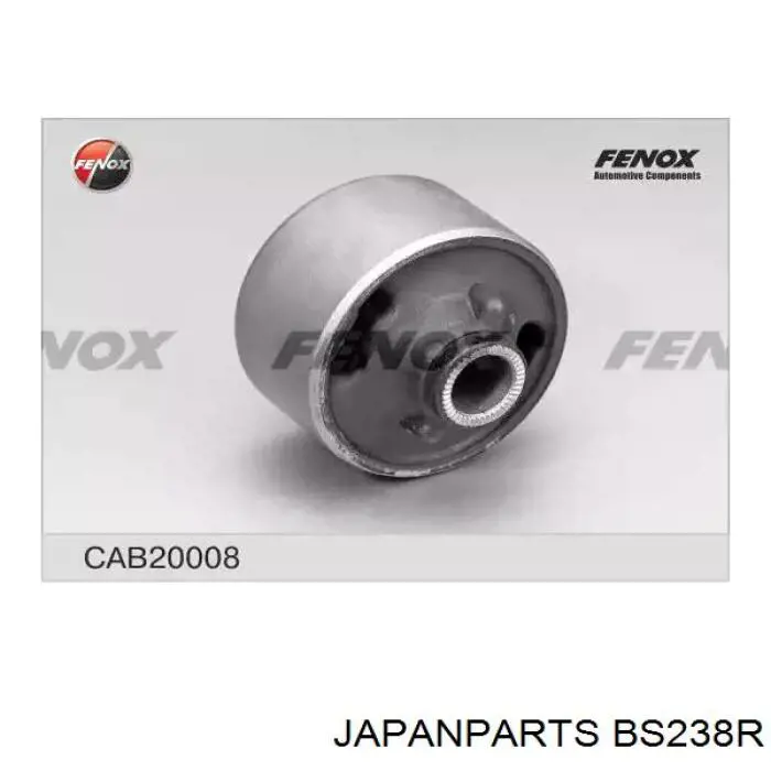 BS-238R Japan Parts barra oscilante, suspensión de ruedas delantera, inferior derecha