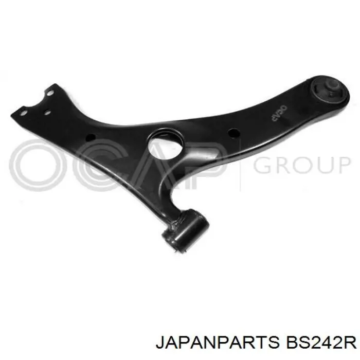 BS-242R Japan Parts barra oscilante, suspensión de ruedas delantera, inferior derecha