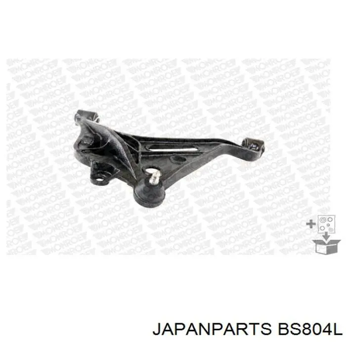 Brazo inferior izquierdo de la suspensión delantera BS804L Japan Parts