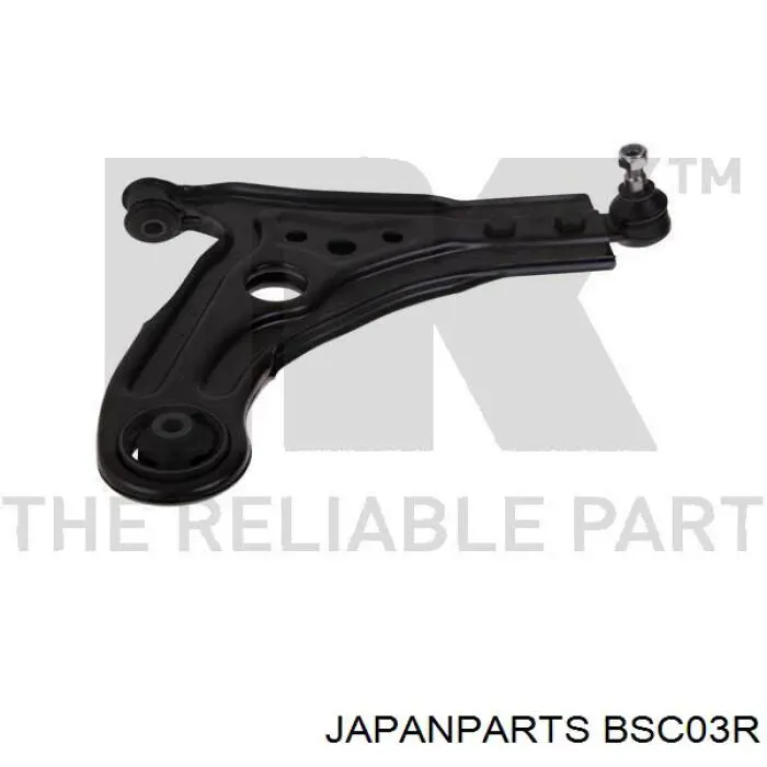 BS-C03R Japan Parts barra oscilante, suspensión de ruedas delantera, inferior izquierda