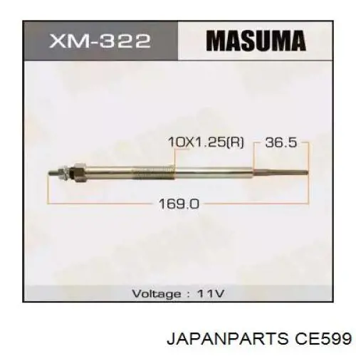 Comprar CE599 Japan Parts Calentadores diésel