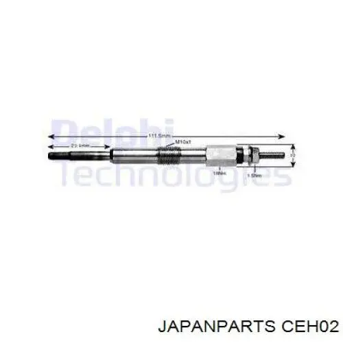 Bujías de calentamiento Japan Parts CEH02