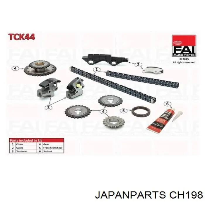 Cadena de distribución superior Japan Parts CH198 precio, desde 18,59 EUR