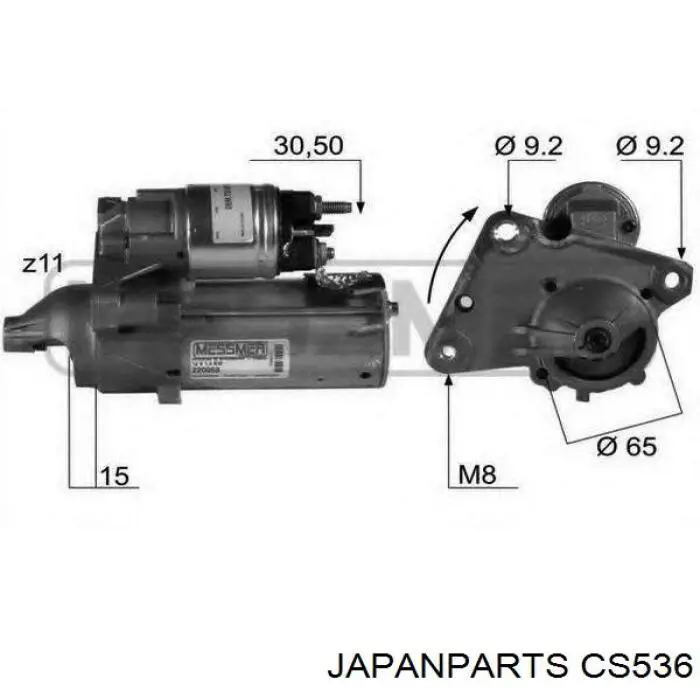 CS536 Japan Parts cilindro de freno de rueda trasero