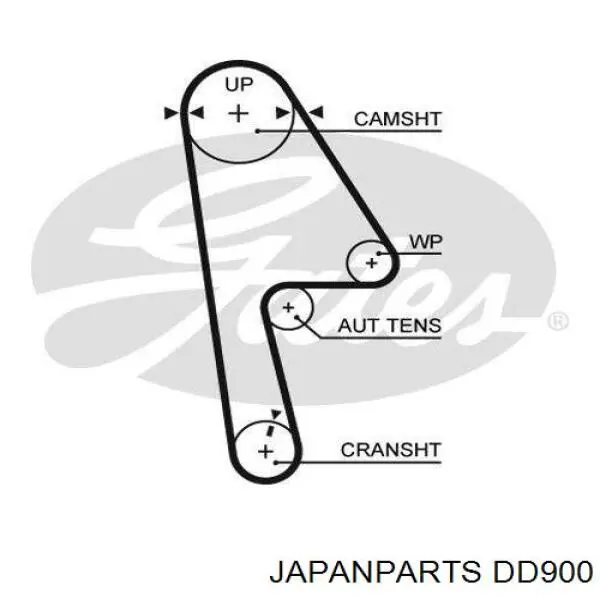 Correa de distribución Japan Parts DD900 precio, desde 34,65 EUR