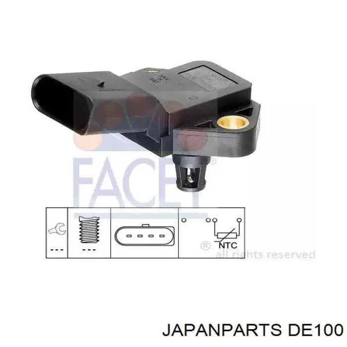 Medidor de flujo de aire Japan Parts DE100 precio, desde 36,86 EUR