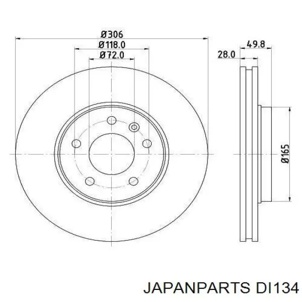 Freno de disco delantero Renault Trafic 2 FL