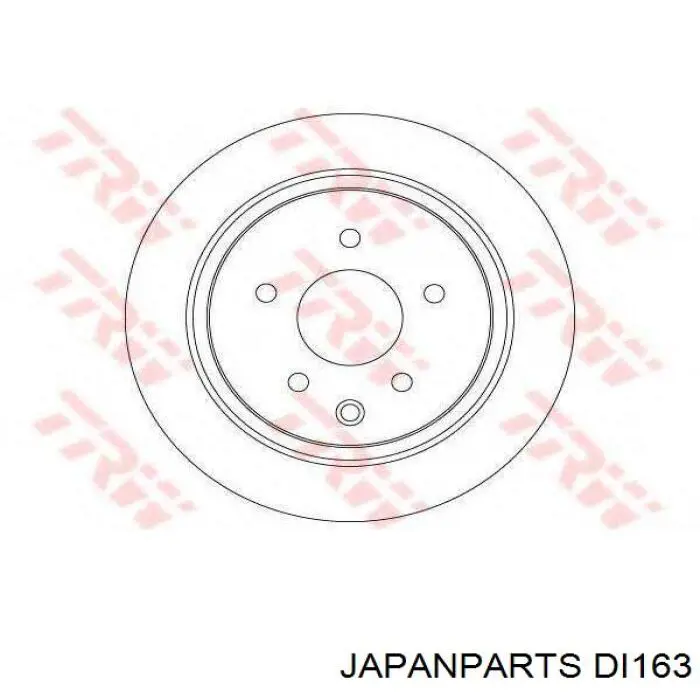 DI163 Japan Parts freno de disco delantero