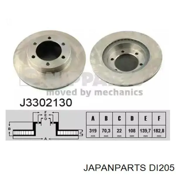 DI205 Japan Parts Discos