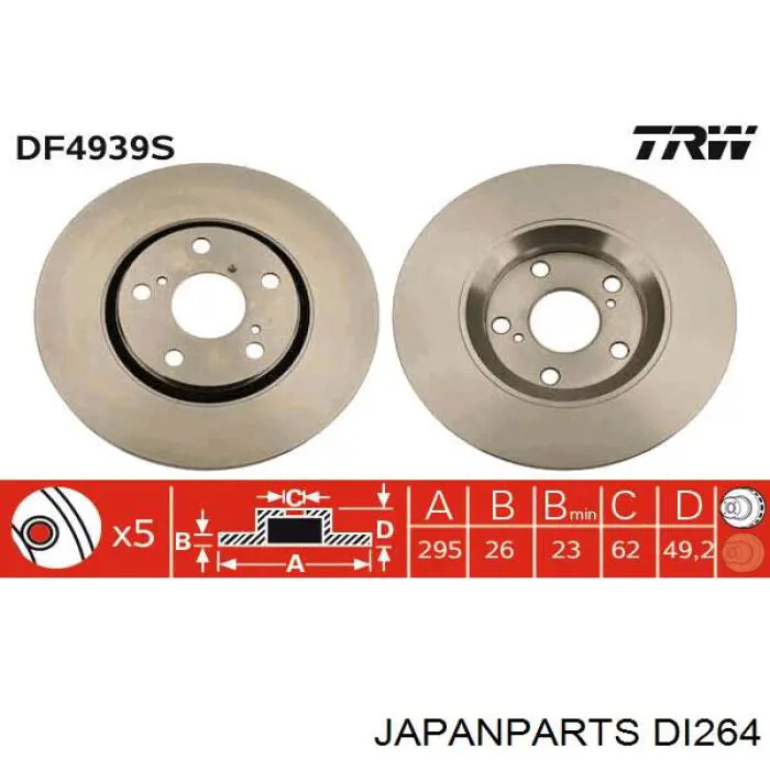 DI264 Japan Parts