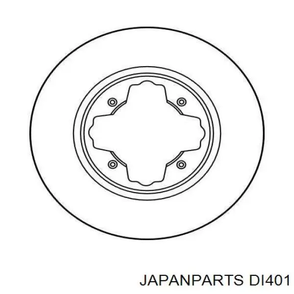 DI401 Japan Parts freno de disco delantero