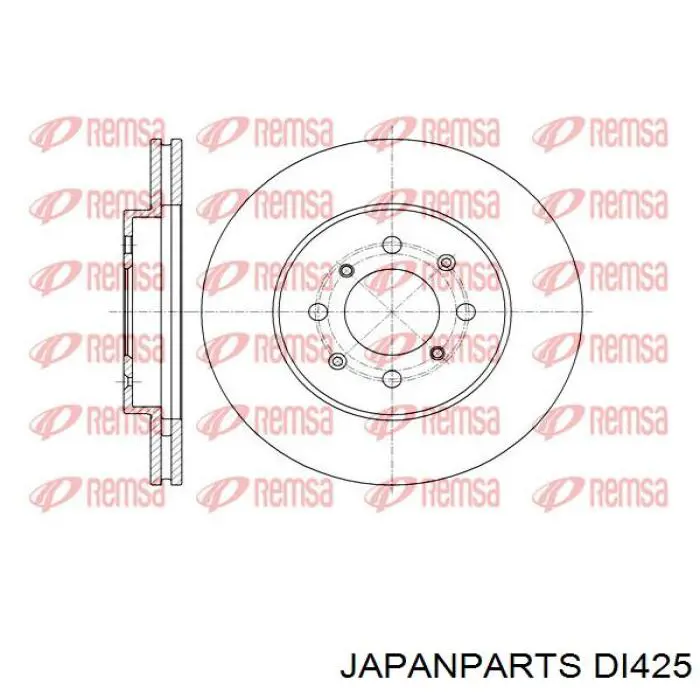 Frenos delanteros Japan Parts DI425 precio, desde 28,54 EUR