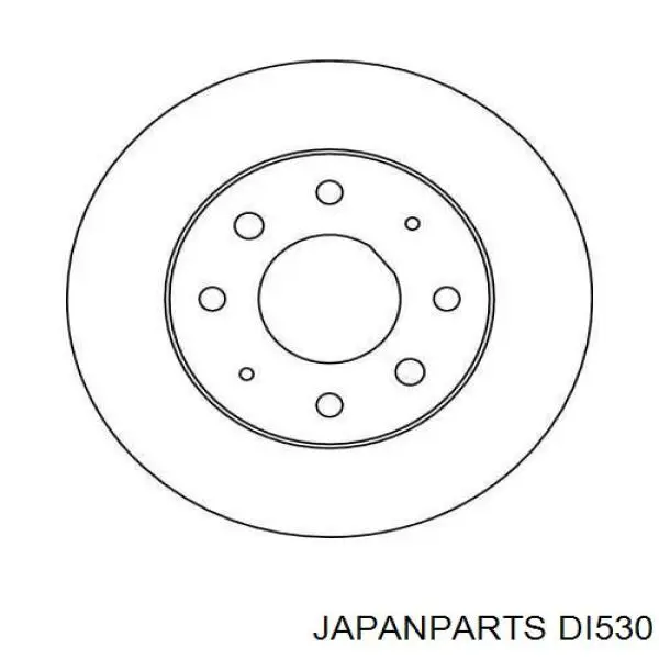 Disco de freno DI530 Japan Parts