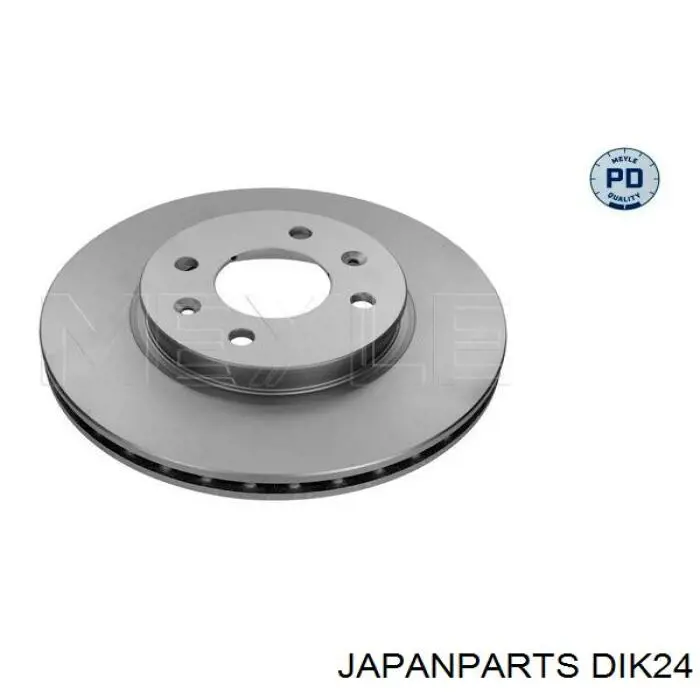 DIK24 Japan Parts disco de freno delantero