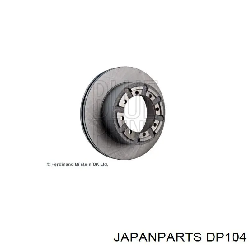 DP104 Japan Parts disco de freno trasero