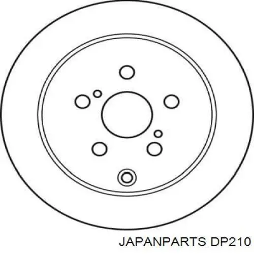 Disco de freno trasero Toyota Prius NHW20