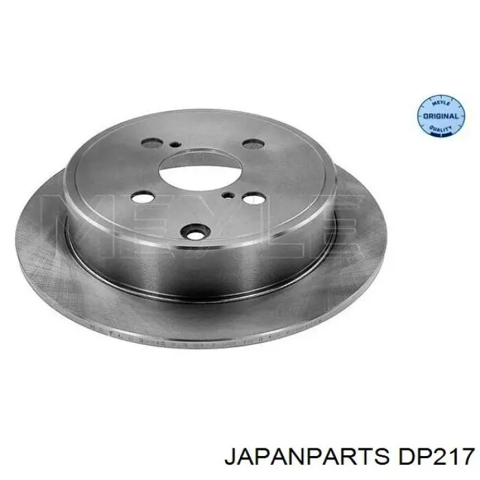 DP217 Japan Parts disco de freno trasero