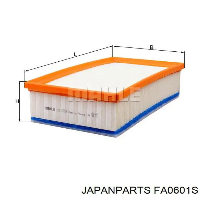 FA-0601S Japan Parts filtro de aire