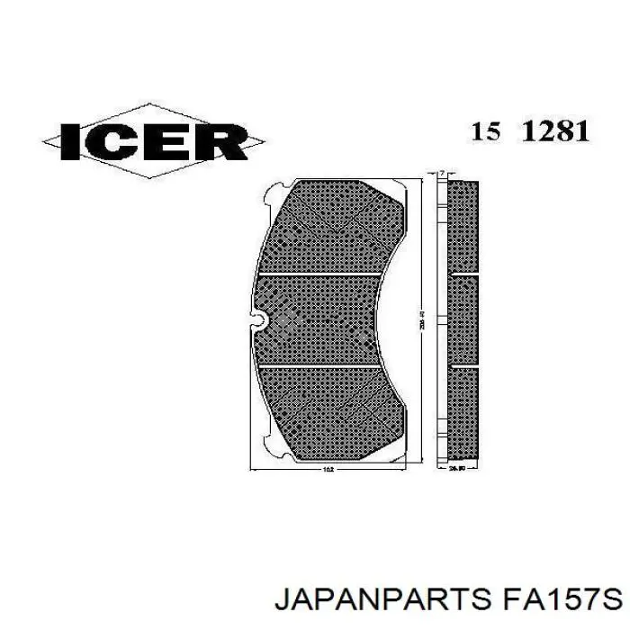 Comprar FA157S Japan Parts Filtro de aire