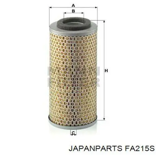 FA215S Japan Parts filtro de aire