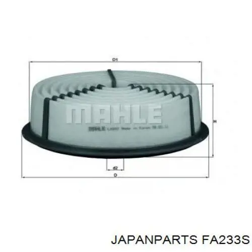El filtro de aire Japan Parts FA233S precio, desde 14,11 EUR