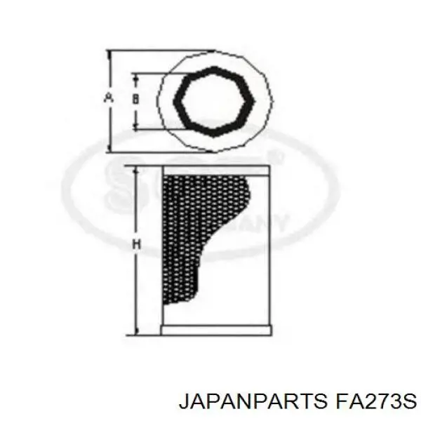 FA273S Japan Parts Filtro de aire de motor