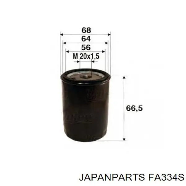 Filtro aire Japan Parts FA334S