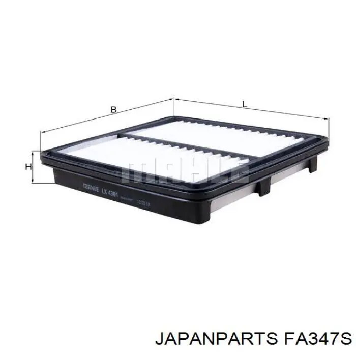 FA347S Japan Parts Filtro de aire de motor