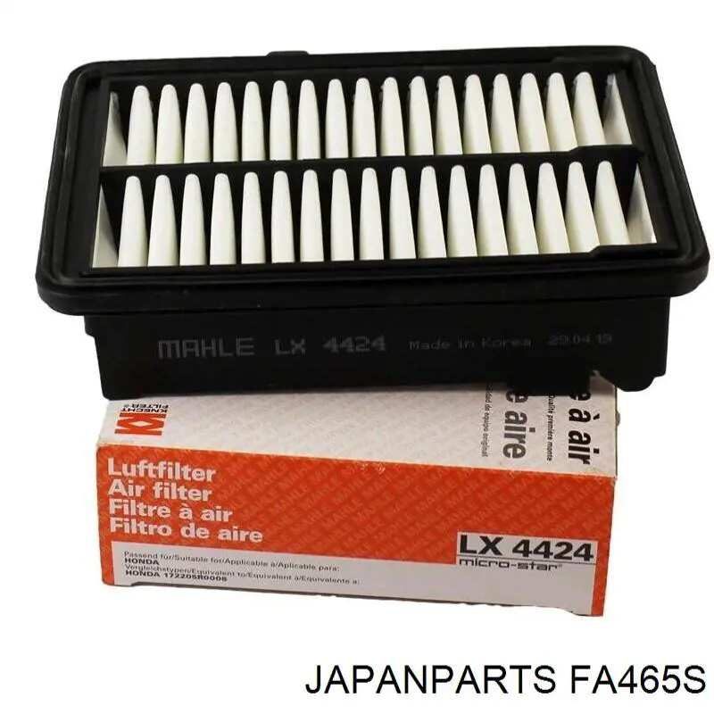 FA465S Japan Parts Filtro de aire de motor