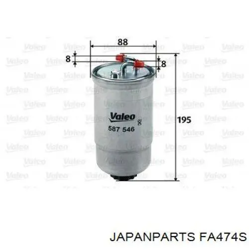 Filtro de aire FA474S Japan Parts