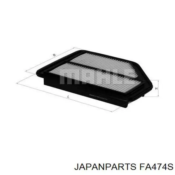 FA474S Japan Parts filtro de aire