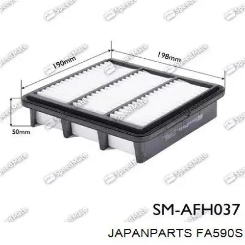 Filtro de aire FA590S Japan Parts