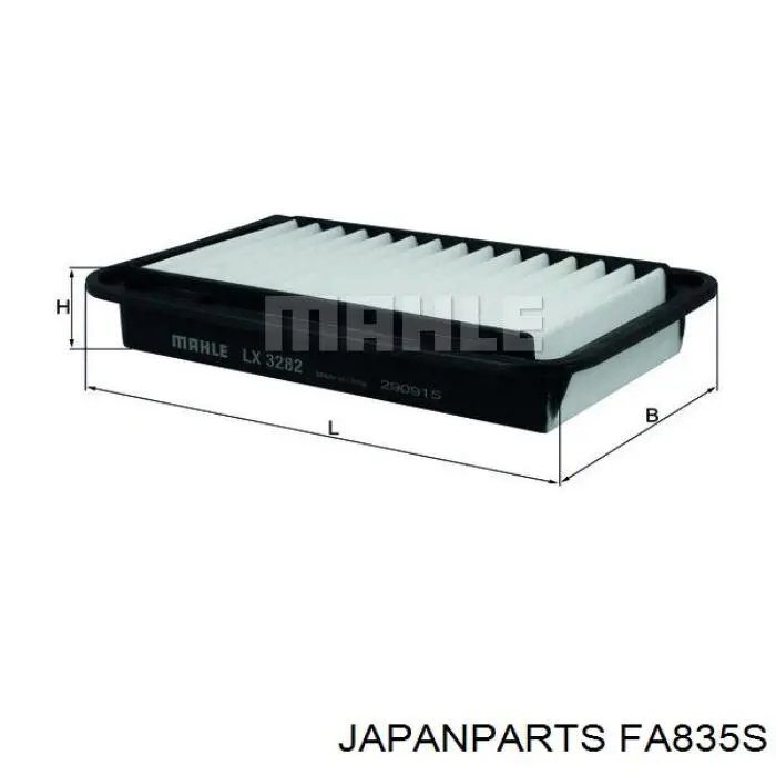 FA-835S Japan Parts filtro de aire