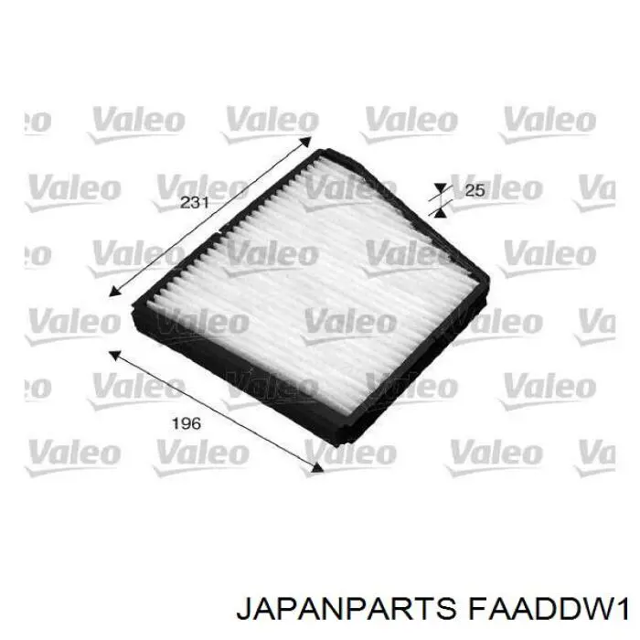 FAADDW1 Japan Parts Filtro antipolen