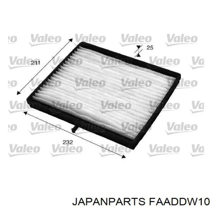 Filtro de cabina Japan Parts FAADDW10 precio, desde 11,69 EUR