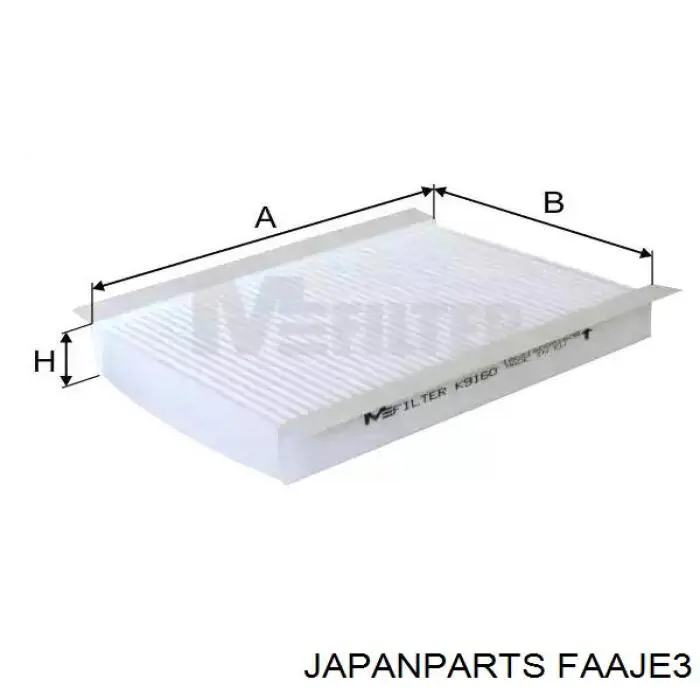 Comprar FAAJE3 Japan Parts Filtro de aire del habitáculo