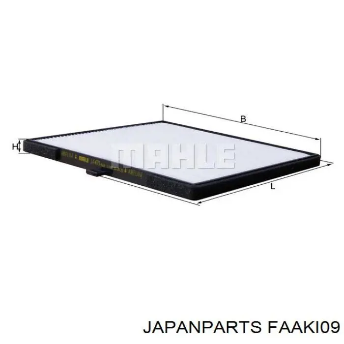 Filtro de habitáculo FAAKI09 Japan Parts