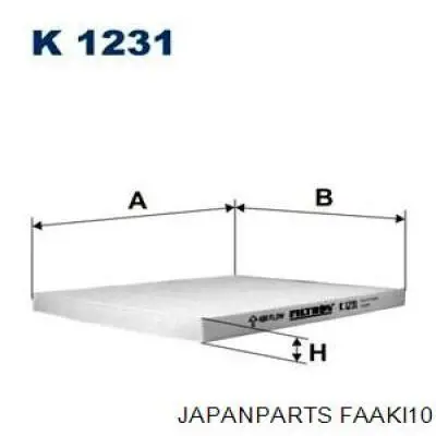 Filtro de polen Japan Parts FAAKI10