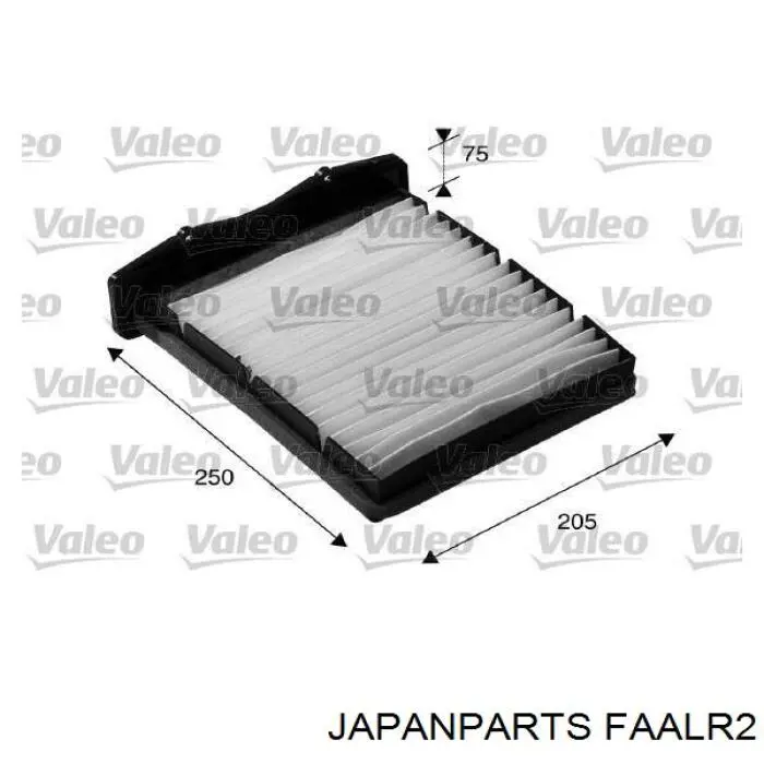 FAALR2 Japan Parts filtro habitáculo