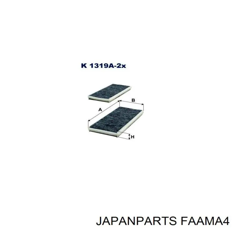 Filtro de habitáculo JAPANPARTS FAAMA4