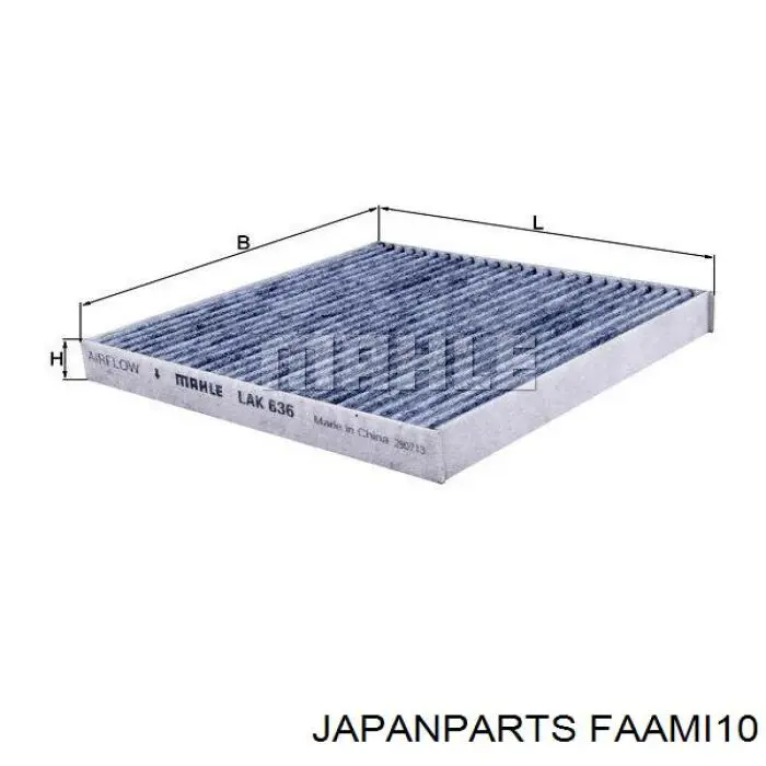 FAA-MI10 Japan Parts filtro de habitáculo