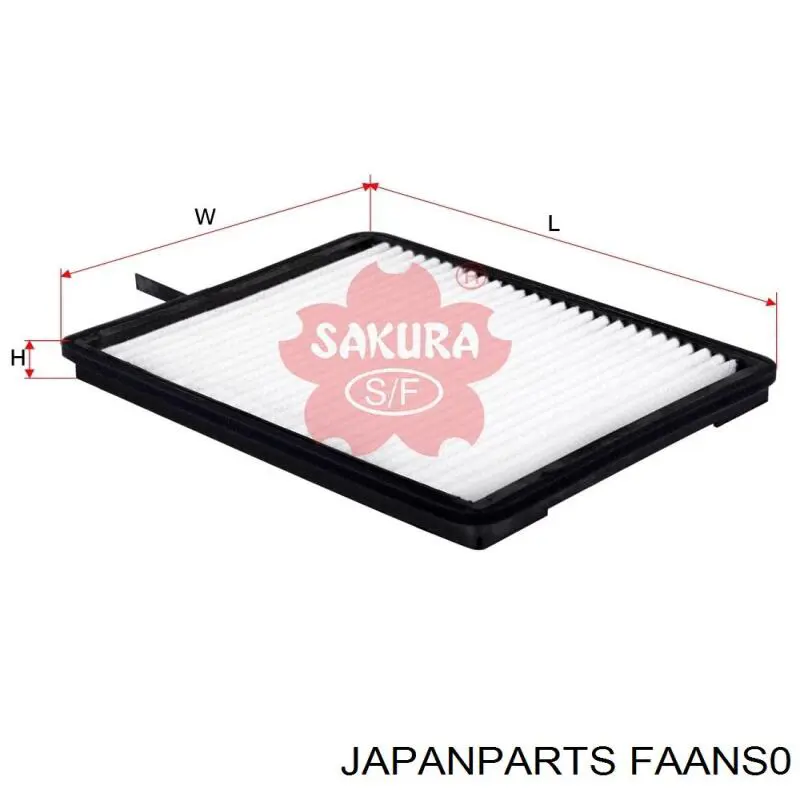 Filtro de habitáculo FAANS0 Japan Parts