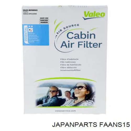 Filtro de polen Japan Parts FAANS15