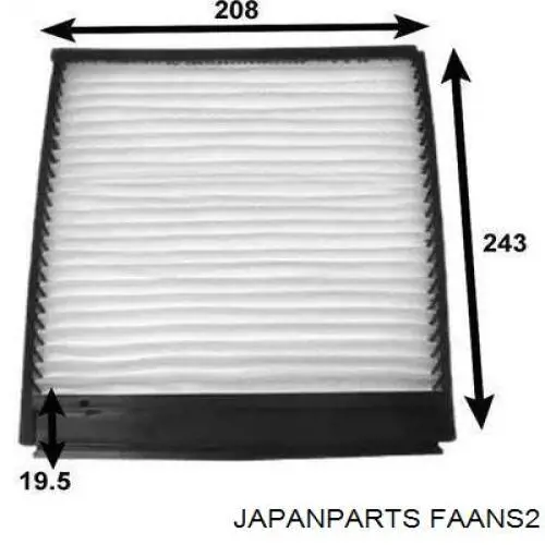 Filtro de cabina Japan Parts FAANS2 precio, desde 10,63 EUR