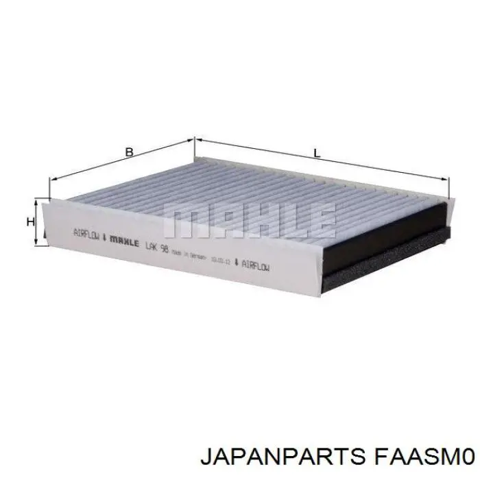 Comprar FAASM0 Japan Parts Filtro de aire del habitáculo