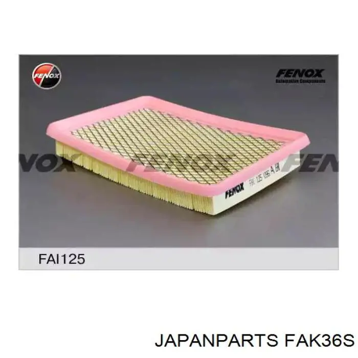 El filtro de aire Japan Parts FAK36S precio, desde 11,49 EUR