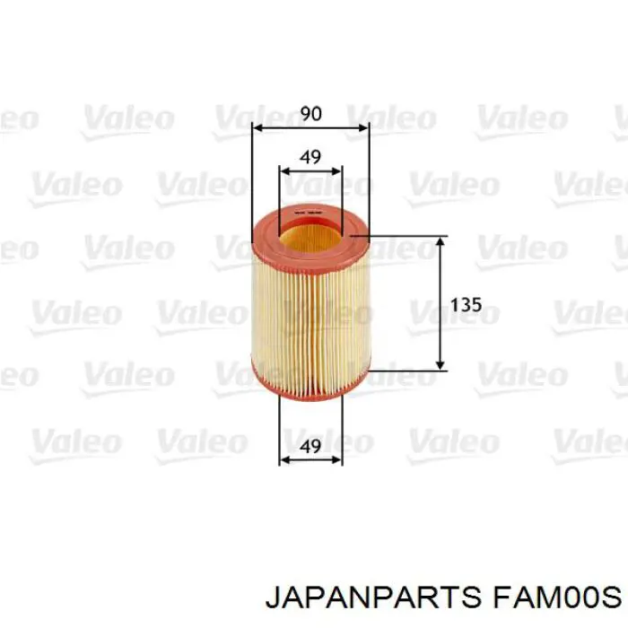 Comprar FAM00S Japan Parts Filtro de aire