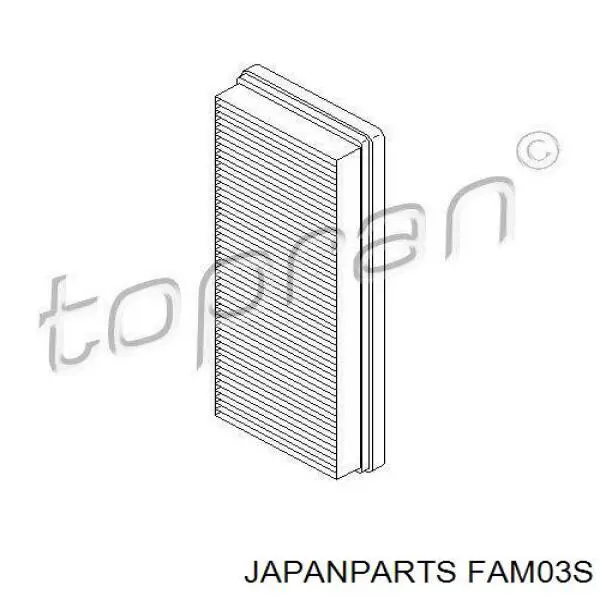 El filtro de aire Japan Parts FAM03S precio, desde 7,80 EUR