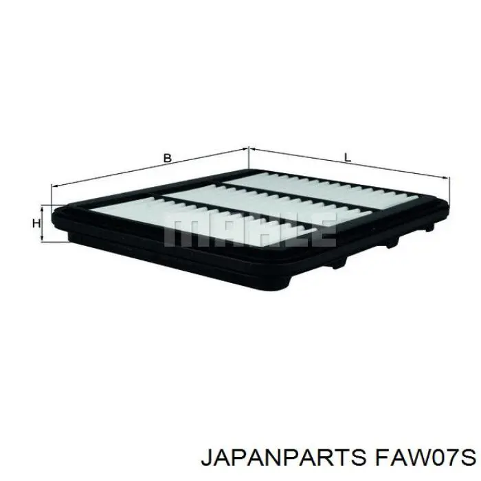 FA-W07S Japan Parts filtro de aire