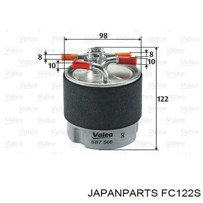 Comprar FC122S Japan Parts Filtro diesel